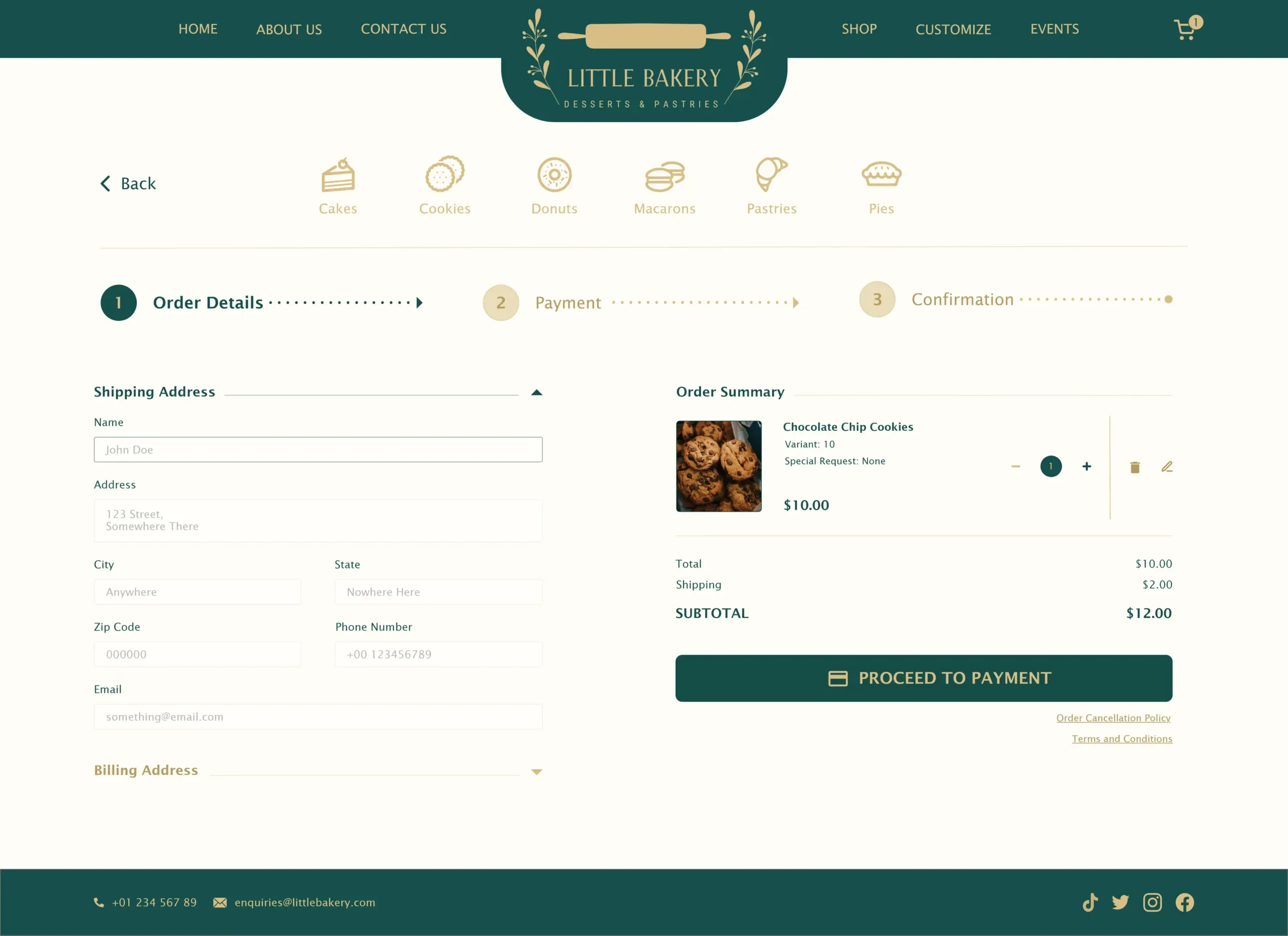 Order Details - Order Details Page - Desktop