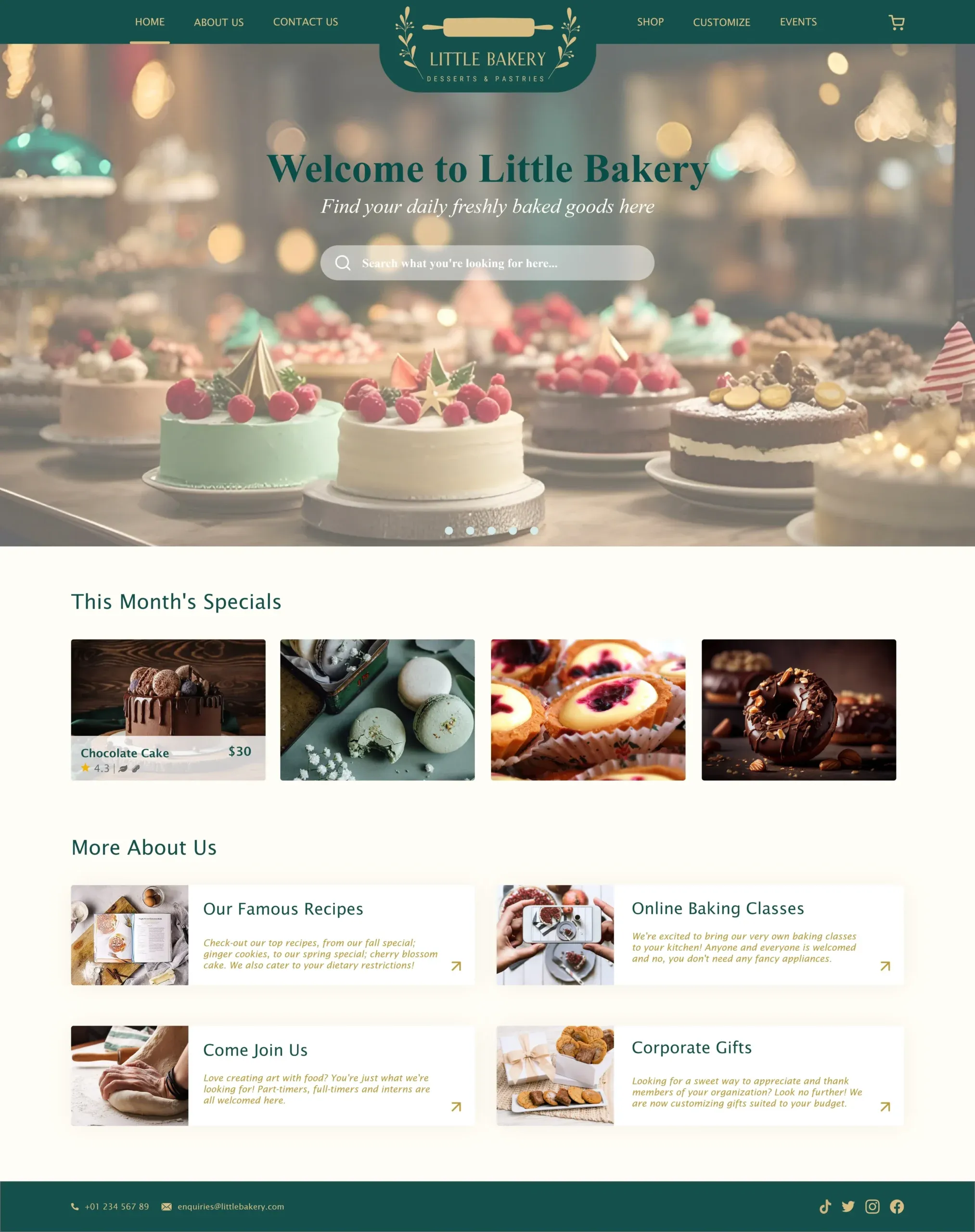 Home Page - Desktop