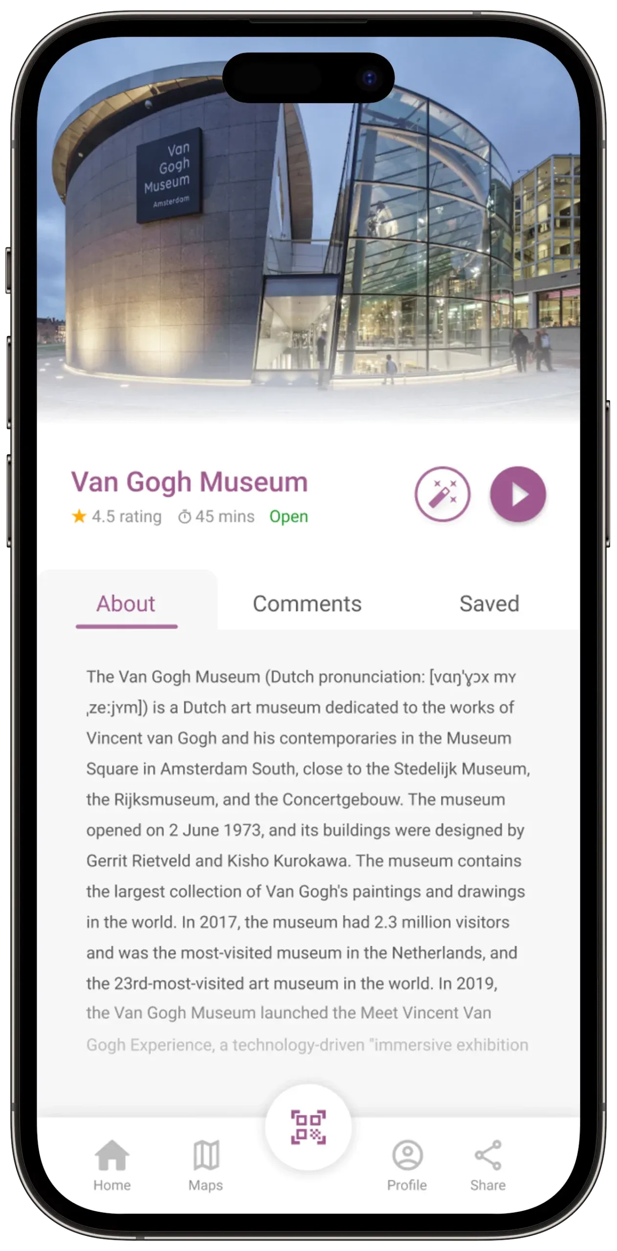 Tour - About Page
