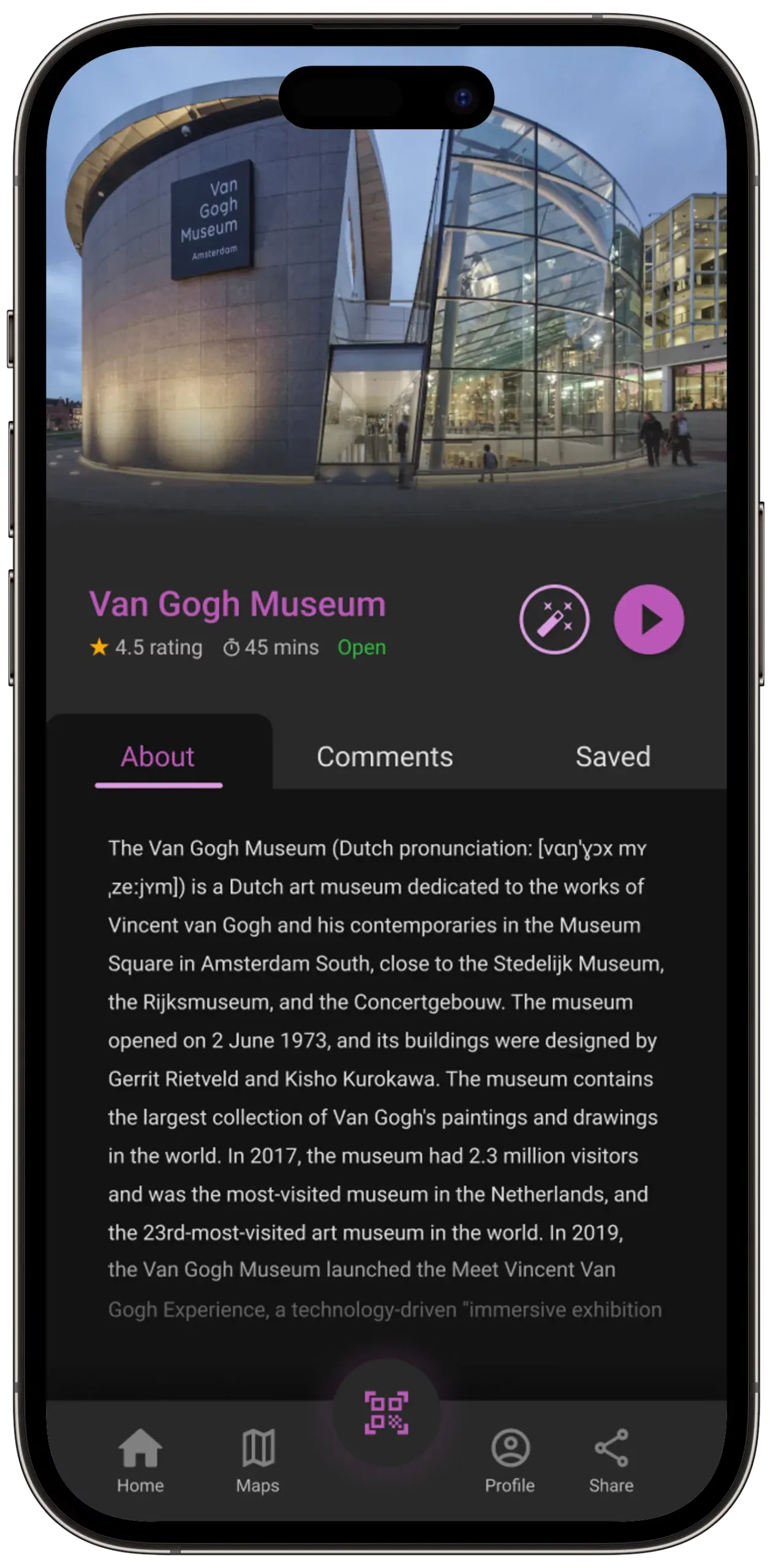 Tour - About Page