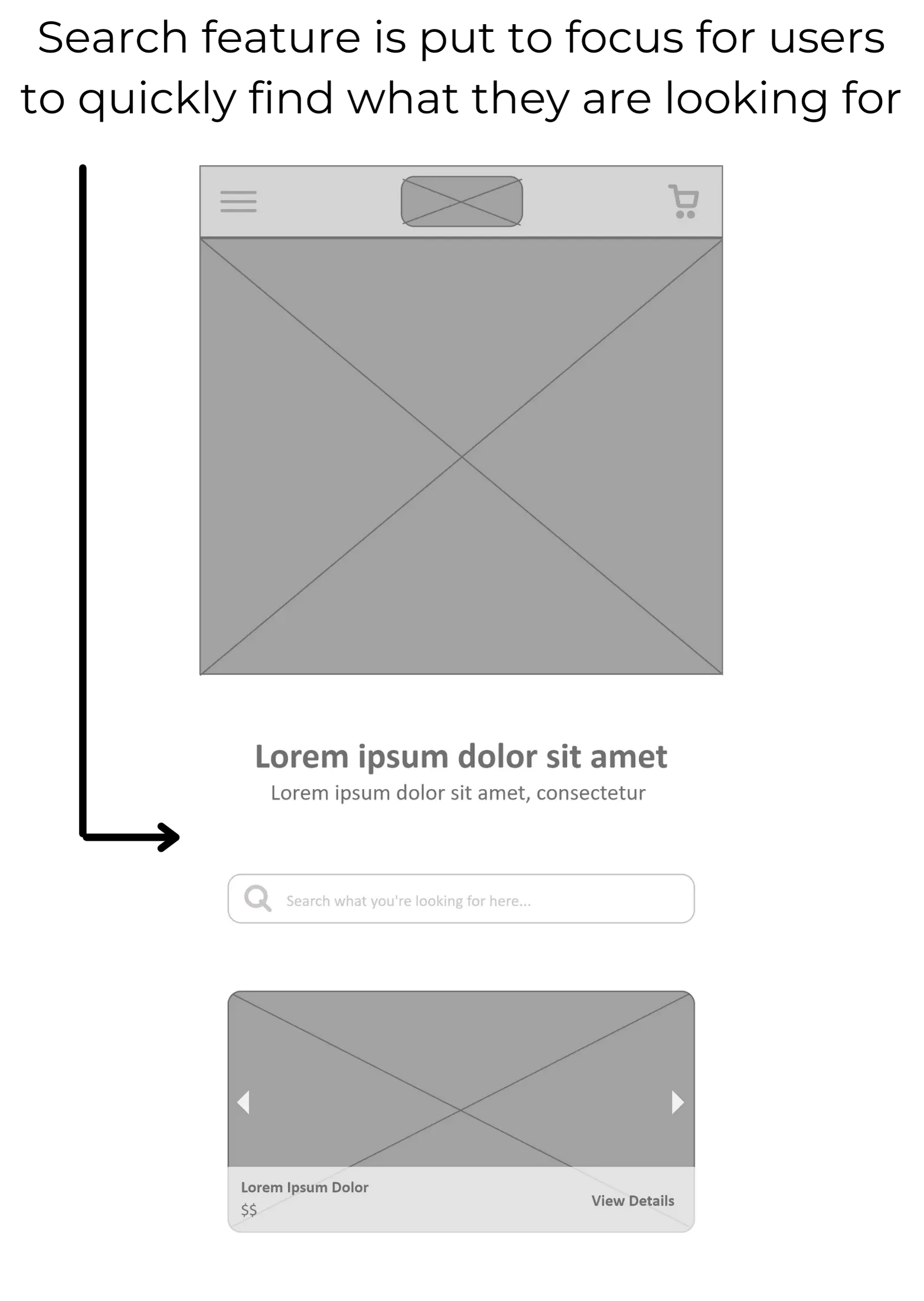 Digital Wireframe - Mobile