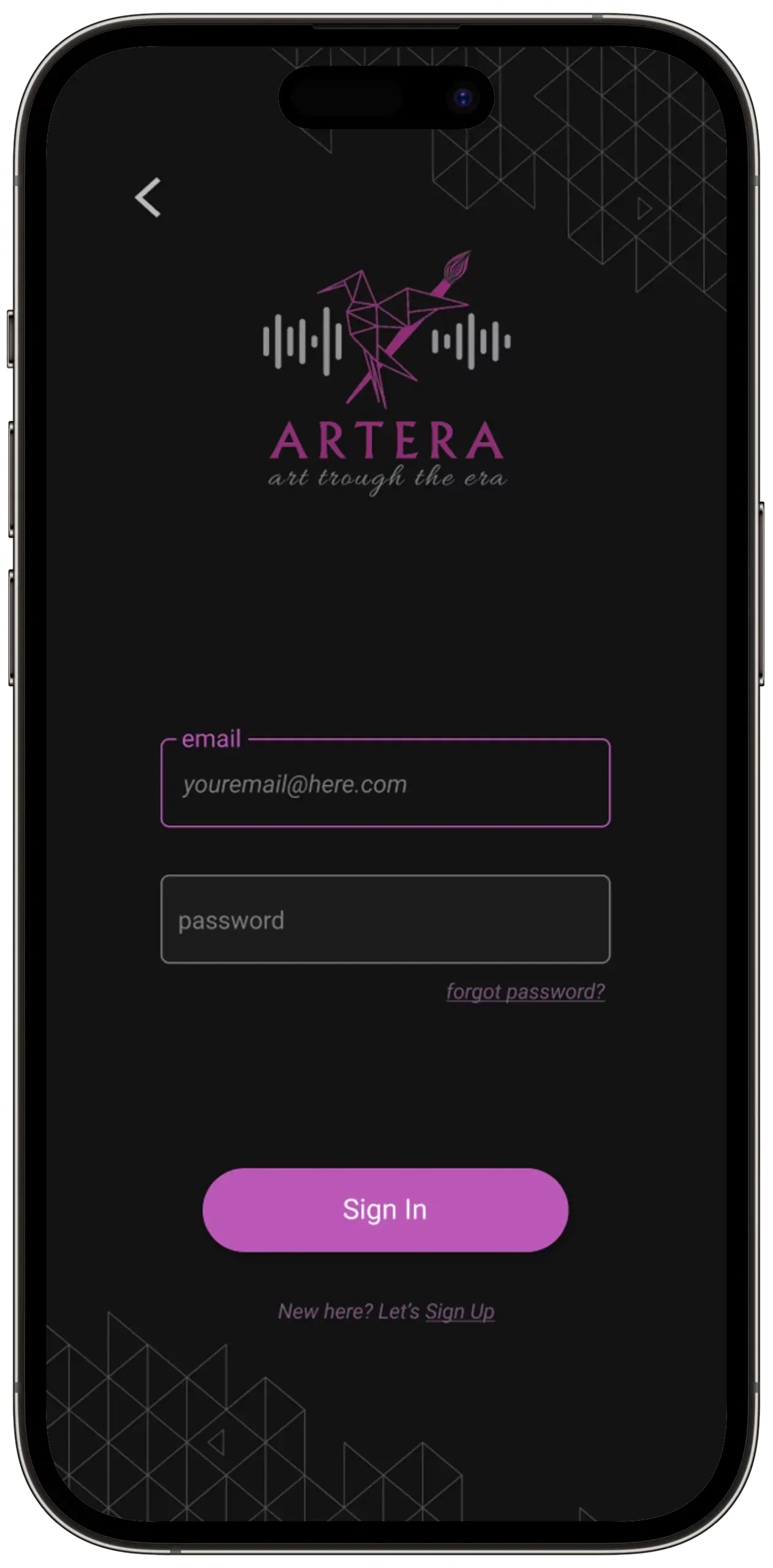 Sign In Page