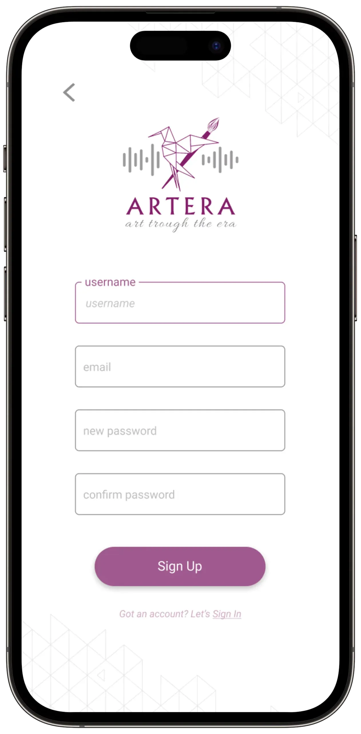 Sign Up Page