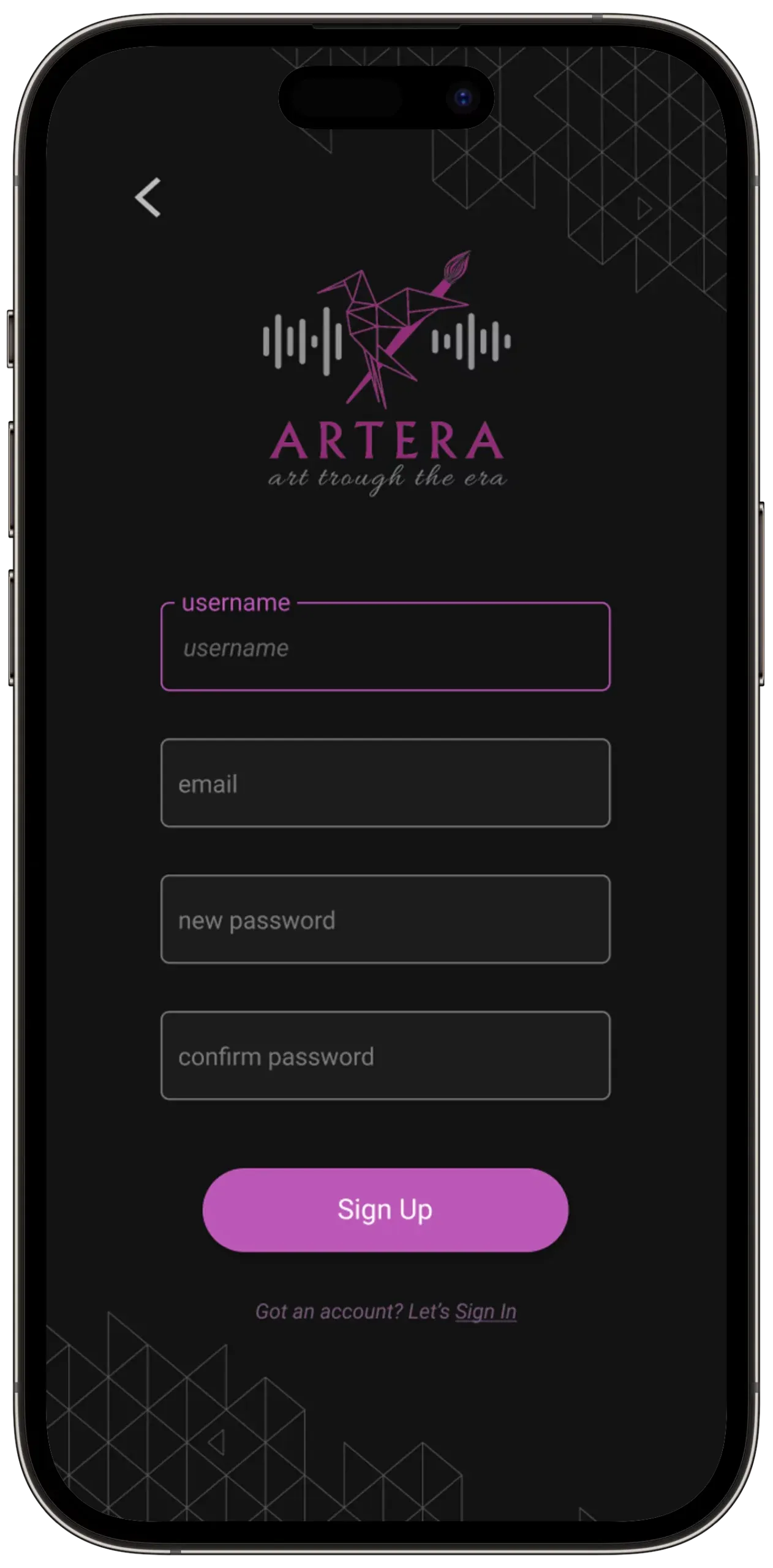 Sign Up Page