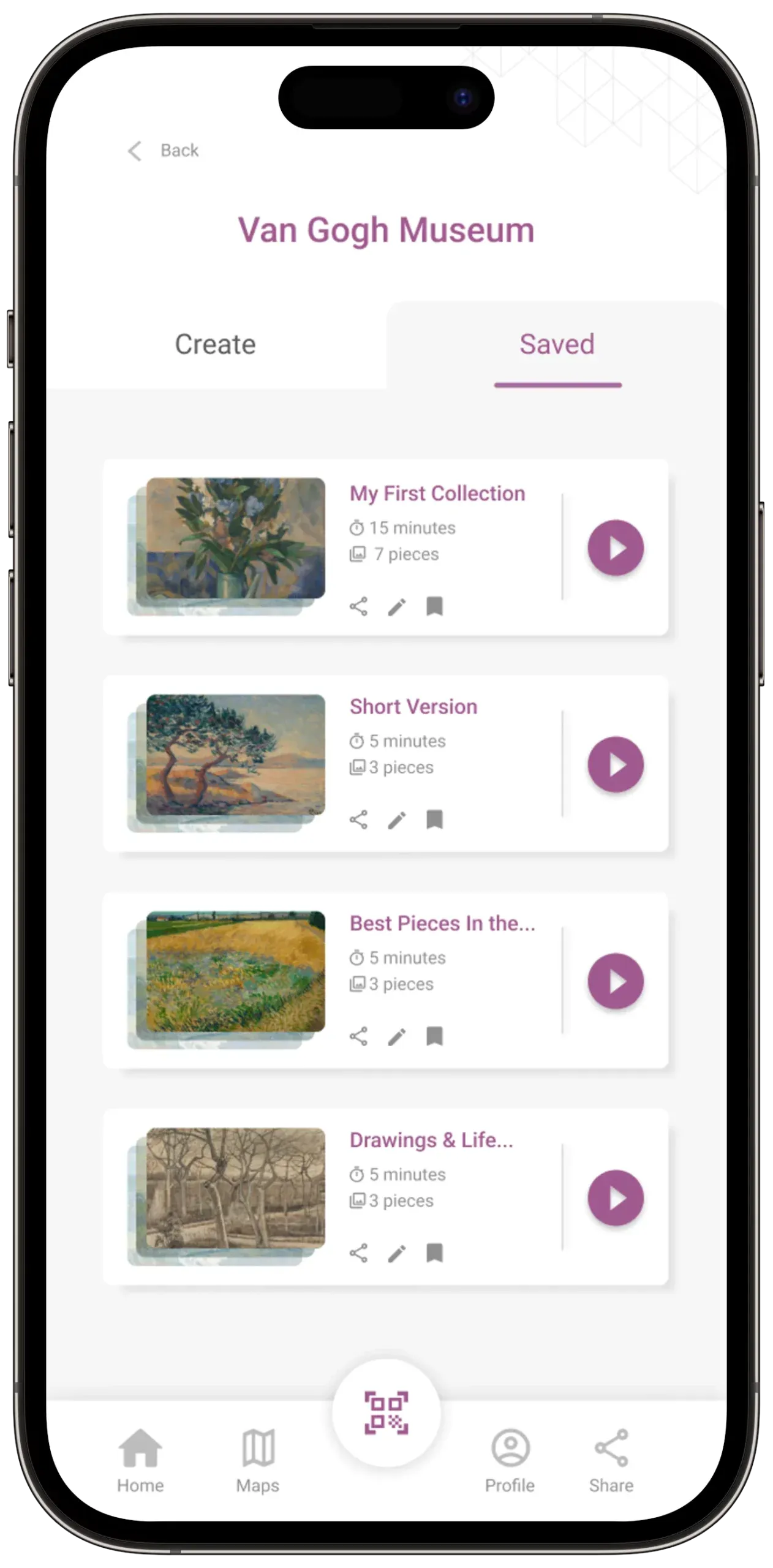 Tour Plan - Saved Page